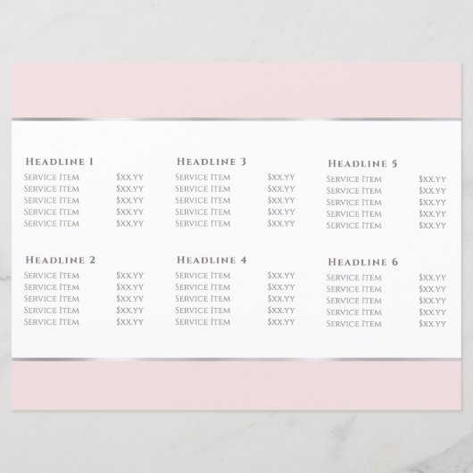 Coquette roze strik brochure (Achterkant)