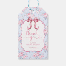 Coquette Roze Strik Bruidsjurk Shower Bedankt