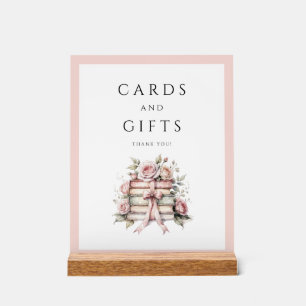 Coquette Roze Strik Kaarten En Cadeaus Acryl Bord