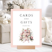 Coquette Roze Strik Kaarten En Cadeaus Poster