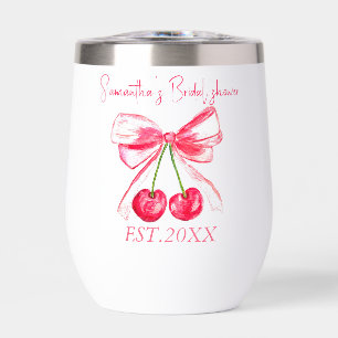Coquette Roze Strik Kersen Bruidsdouche