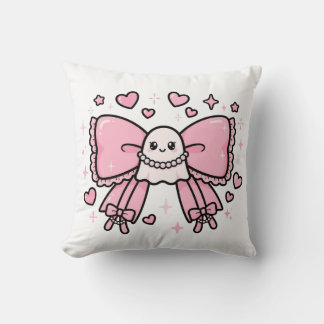 Coquette Roze Strik Kussen