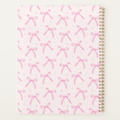 Coquette Roze Strik Moderne Planner (Achterkant)