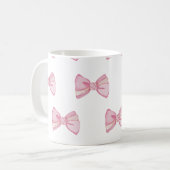 Coquette Roze strik Mok – Schattigee esthetische k (Voorkant links)