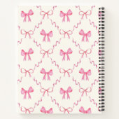 Coquette Roze Strik Notitieboek (Achterkant)