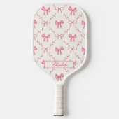 Coquette Roze Strik Pickleball Paddle (Achterkant)