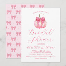 Coquette Roze Strik Pompoen Halloween Bruidsfeest