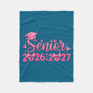 Coquette Roze Strik Senior 2027 Ontwerp Fleece Deken