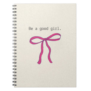 Coquette Roze Striking Aesthetic Notitieboek - Wee