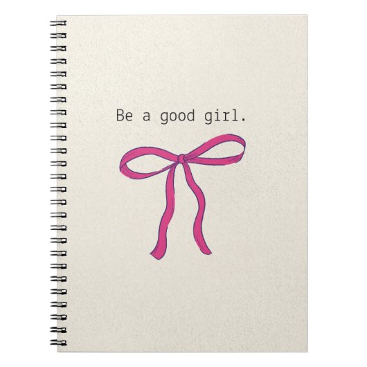 Coquette Roze Striking Aesthetic Notitieboek - Wee (Voorkant)