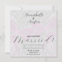 Coquette Roze Strikte Strik Lintjes Platte Save Th The Date