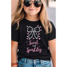 Coquette Roze Striktrui | Peuter Meisjes T-Shirt