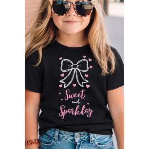 Coquette Roze Striktrui Peuter Meisjes T-Shirt
