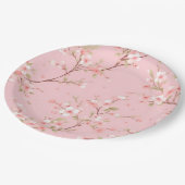 Coquette Roze Verjaardags Papieren Bord (Gekanteld)