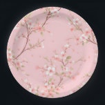 Coquette Roze Verjaardags Papieren Bord<br><div class="desc">Voeg een touch van elegantie toe aan uw verjaardagsvieringen met deze charmante Coquette Roze Bloem papieren borden!  Perfect voor het serveren van cake en traktaties in stijl.  Verhoog uw feestdecoratie met deze prachtige borden!</div>