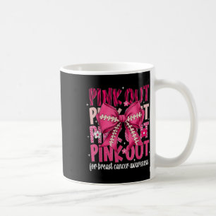 Coquette Roze Voetbal Borstkanker Bewustzijn Koffiemok