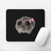 Coquette Sad Hamster Meme Muismat (Met muis)