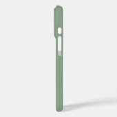 Coquette Sage Green Bow Initial Case-Mate iPhone Case (Achterkant / Links)