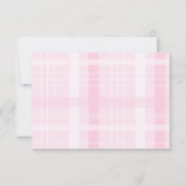 Coquette Schattige Roze Bow Afstuderen RSVP Kaartje (Achterkant)