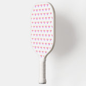Coquette Schattige Roze Bow Girl Dames Verjaardag Pickleball Paddle (Links)