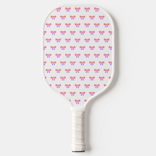 Coquette Schattige Roze Bow Girl Dames Verjaardag Pickleball Paddle (Voorkant)