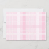 Coquette Schattigee Foto Roze Bow Afstuderen Aankondiging (Achterkant)