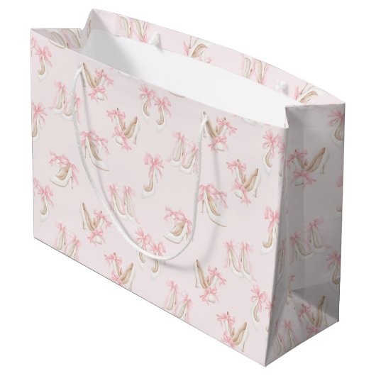 Coquette Schoenen Patroon Groot Cadeauzakje (Achterkant Gekanteld)