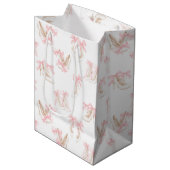 Coquette Schoenen Patroon  Medium Cadeauzakje (Voorkant Gekanteld)