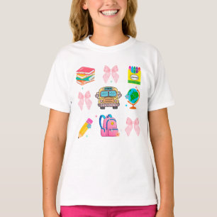 Coquette School Shirt, Terug naar school Shirten, T-shirt