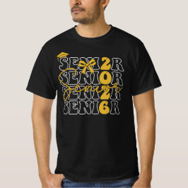 Coquette Senior 2026 Gouden Strik Afstudeer Jongen T-shirt