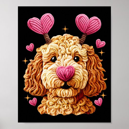 Coquette Shamrock,patrick's Day Shamrock Meme 6 Fu Poster (Voorkant)