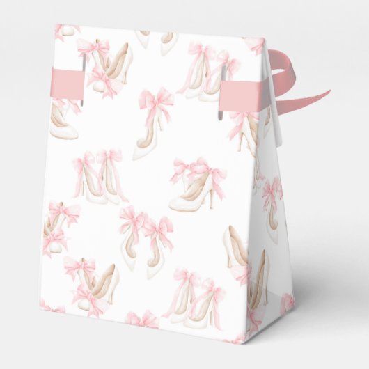 Coquette Shoes Pattern Bedankdoosjes (Achterkant)