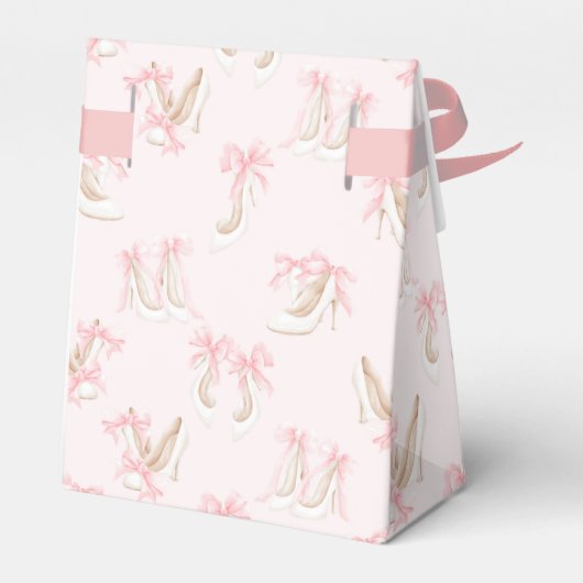 Coquette Shoes Pattern Bedankdoosjes (Achterkant)