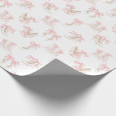 Coquette Shoes Pattern  Cadeaupapier (Hoek)