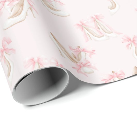 Coquette Shoes Pattern Cadeaupapier (Rol Hoek)