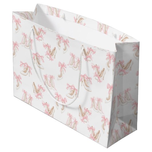 Coquette Shoes Pattern  Groot Cadeauzakje (Achterkant Gekanteld)