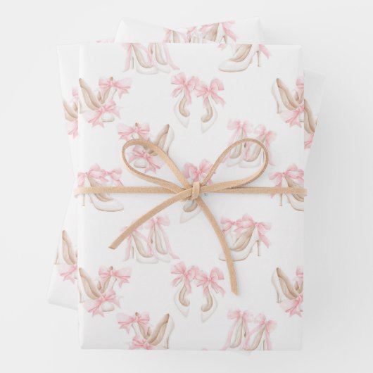 Coquette Shoes Pattern  Inpakpapier Vel (In situ)