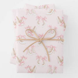 Coquette Shoes Pattern Inpakpapier Vel