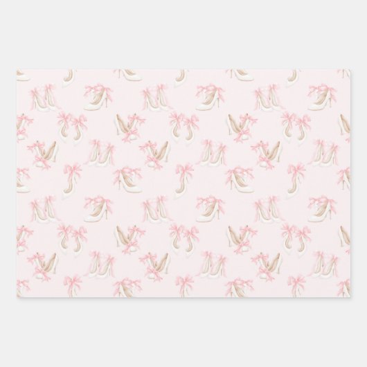 Coquette Shoes Pattern  Inpakpapier Vel (Voorkant)