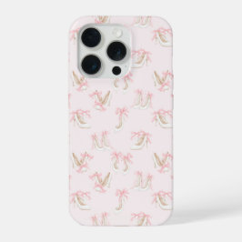 Coquette Shoes Pattern iPhone 15 Pro Case