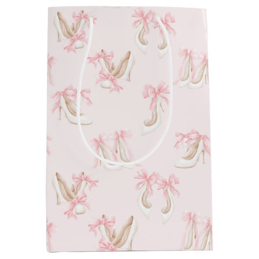 Coquette Shoes Pattern  Medium Cadeauzakje (Voorkant)