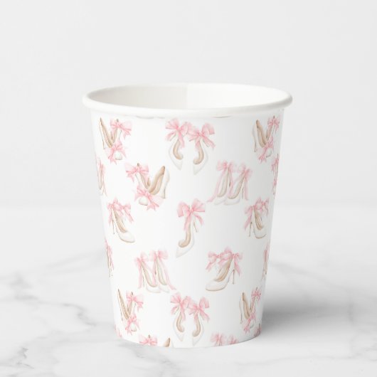 Coquette Shoes Pattern  Papieren Bekers (Links)