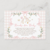 Coquette Silly Goose Pink Bow Books for Baby Girl Informatiekaartje (Voorkant)