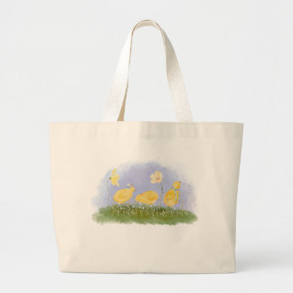 Coquette Spring Chicks en Daisies Canvas tas