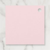 Coquette Strawberry Baby Shower Bedankjes Labels (Achterkant)