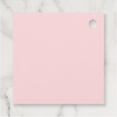 Coquette Strawberry eerste verjaardag Bedankjes Labels (Achterkant)