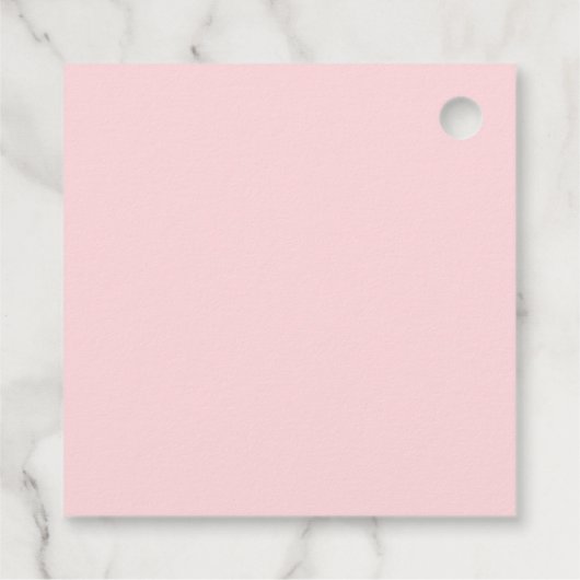 Coquette Strawberry eerste verjaardag Bedankjes Labels (Achterkant)