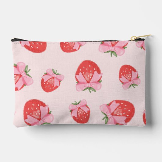 Coquette Strawberry Make Up Bag Etui (Achterkant)