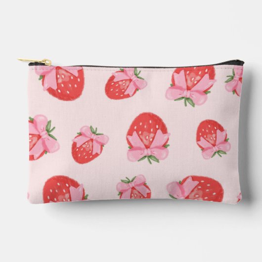Coquette Strawberry Make Up Bag Etui (Voorkant)