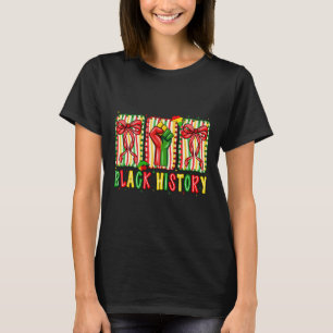 Coquette Strik Coquette Boog Vuist Ik Ben Zwarte G T-shirt